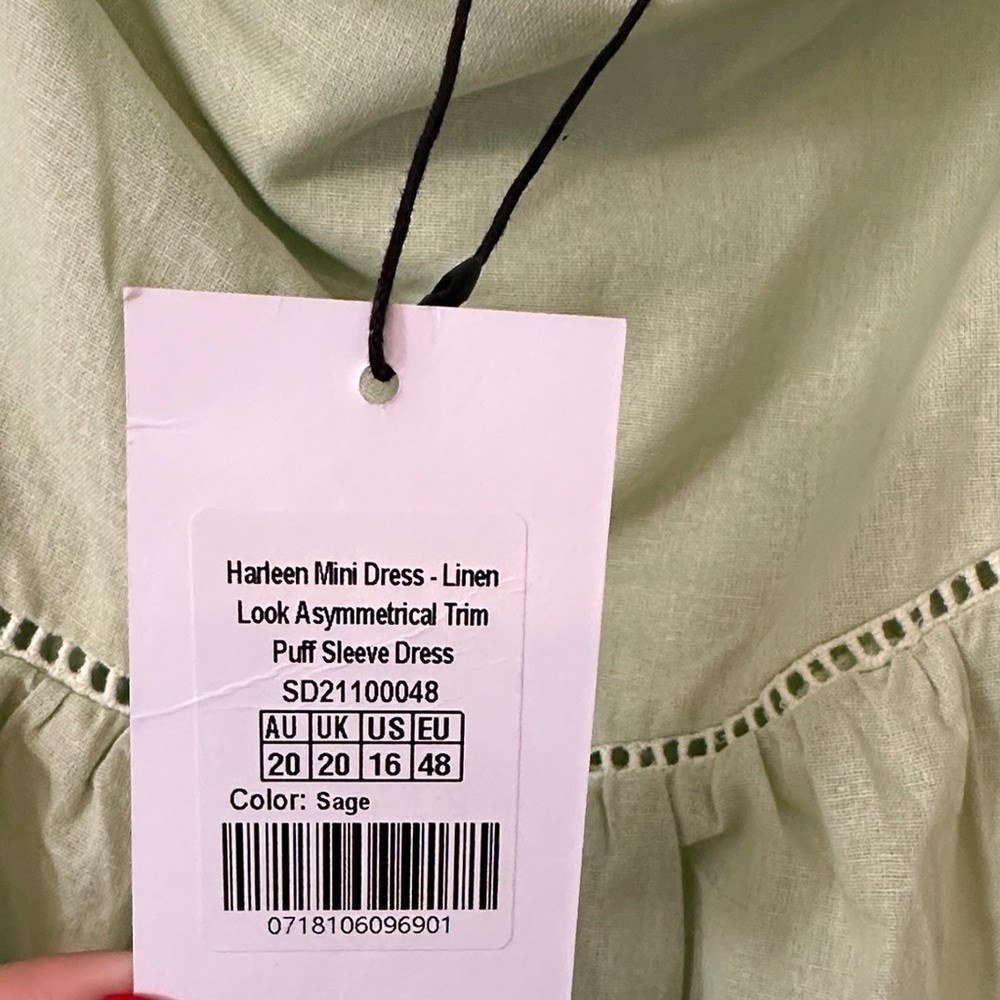NWT Showpo. Harleen Mini Dress Size 16 - Picture 4 of 6